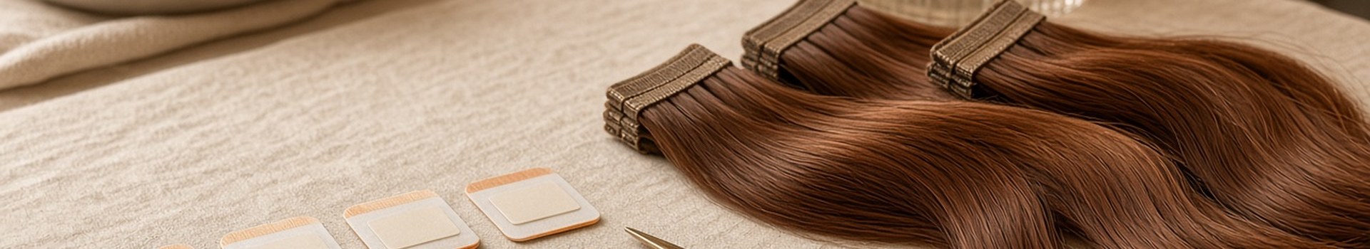 Tape Extensions neu bekleben – wiederverwendbare Haarverlängerung